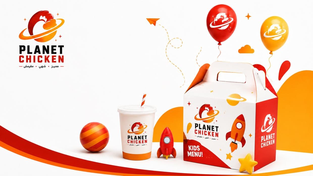 PLANET CHICKEN kids menu